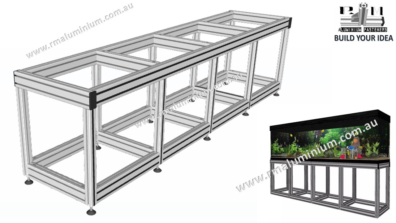 Custom and stand size Aquarium (fish tank stand )