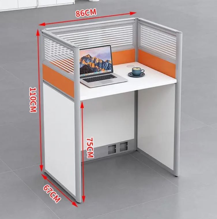 Custom Staff table with fixed/Mobil pedestal workstation office cubicle